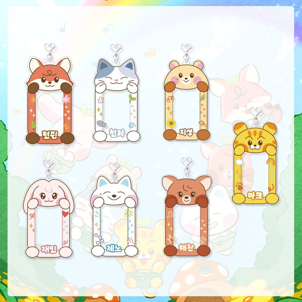 Cahol NCT Dream Dreamiez ใหม่ผู้ถือบัตร PC Photocar Holder พวงกุญแจ