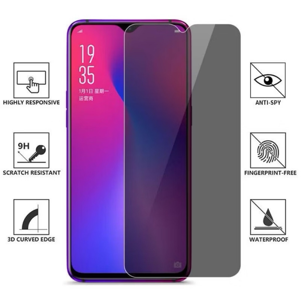 Anti spy ส่วนตัวไม่มีรายการ oppo RENO 8Z 8T 7Z 7SE 6Z 2Z 8PRO 3PRO 14F 13F 12F 11F 5F 4G 2F A5 PRO A