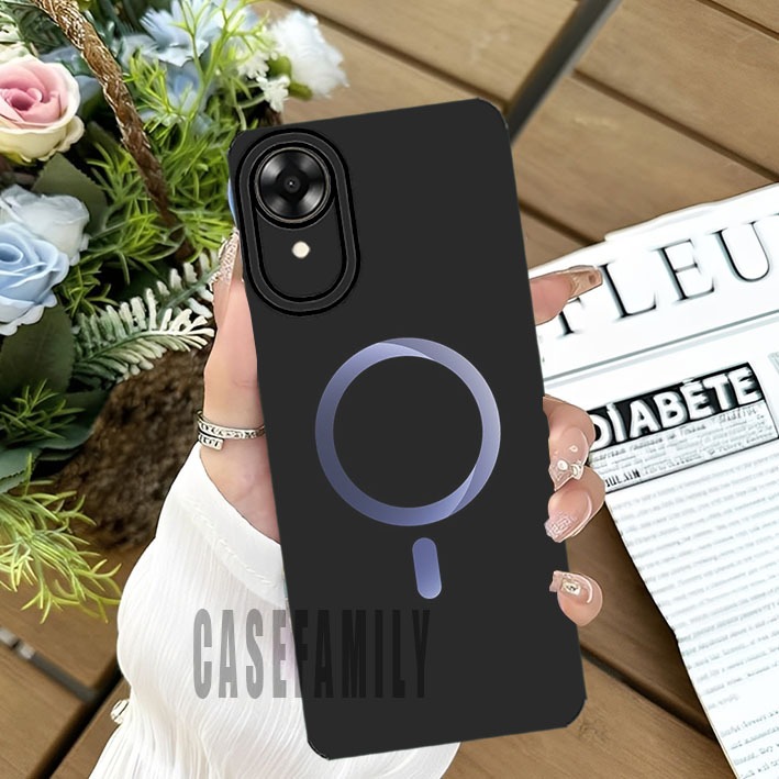 ซิลิโคนยืดหยุ่น Oppo A17K Cool iph0ne โลโก้ Motif Softcase Pro กล้องกันชน TPU ยืดหยุ่นอินเทรนด์