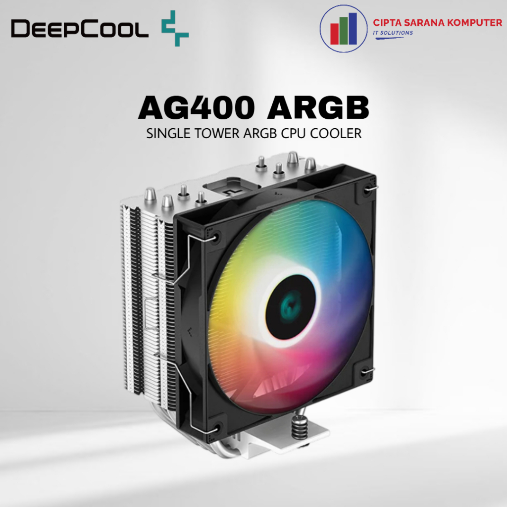 คูลเลอร์ซีพียูคงที่ LED Deepcool AG400