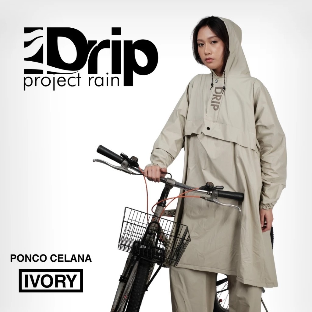 Drip Project Rain Sleeve Poncho เสื้อกันฝน || เสื้อกันฝนสุนทรียศาสตร์