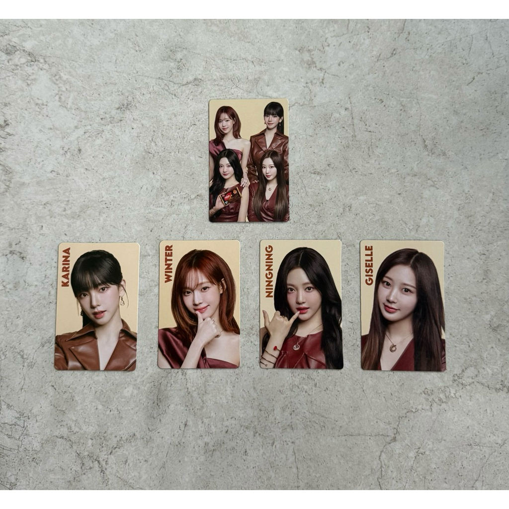 NABATI Photocard X AESPA (อย่างเป็นทางการ)