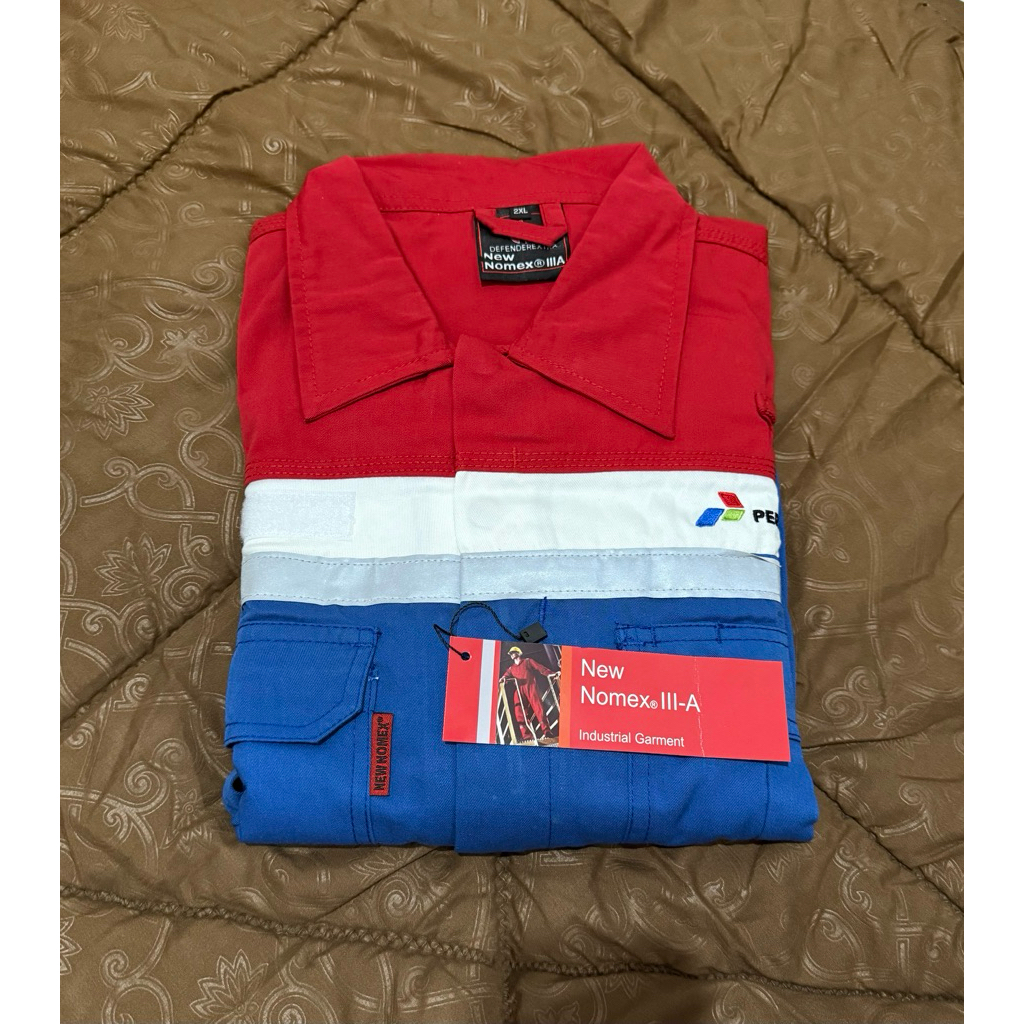 WEARPACK COVERALL NOMEX IIIA PERTAMINA (ONE PIECE) 2XL