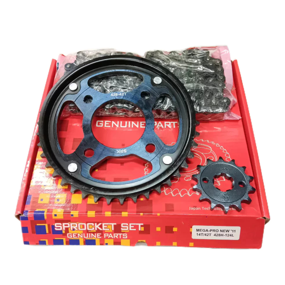[14T/42T] GEAR / GIR SET PACKAGE SEPUH MEGA PRO NEW / OLD - CB150 VERZA - SONIC 150R - CBR 150 / CBR