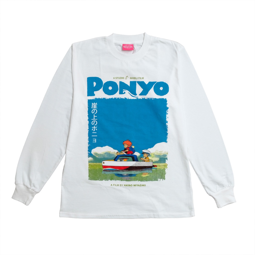 Ponyo 04 เสื้อยืดอนิเมะ Cotton 20s โดย Muvisin