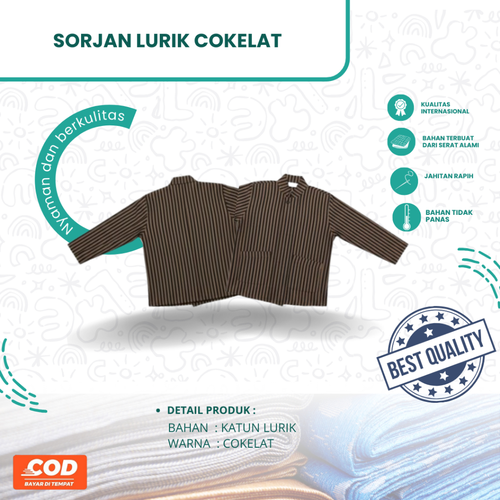 Surjan Lurik Boys Surjan Boys Lurik Boys