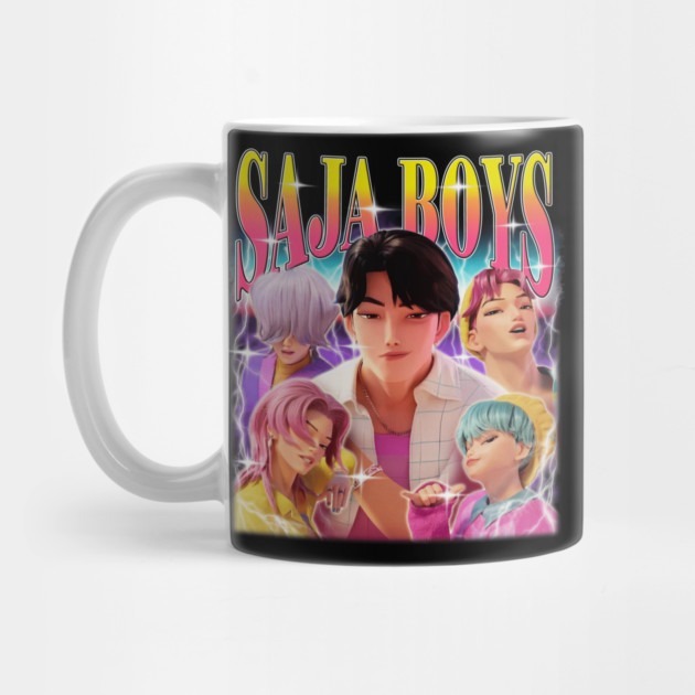 Saja Boys Korean Pop Aesthetics - แก้วกาแฟ Saja Boys