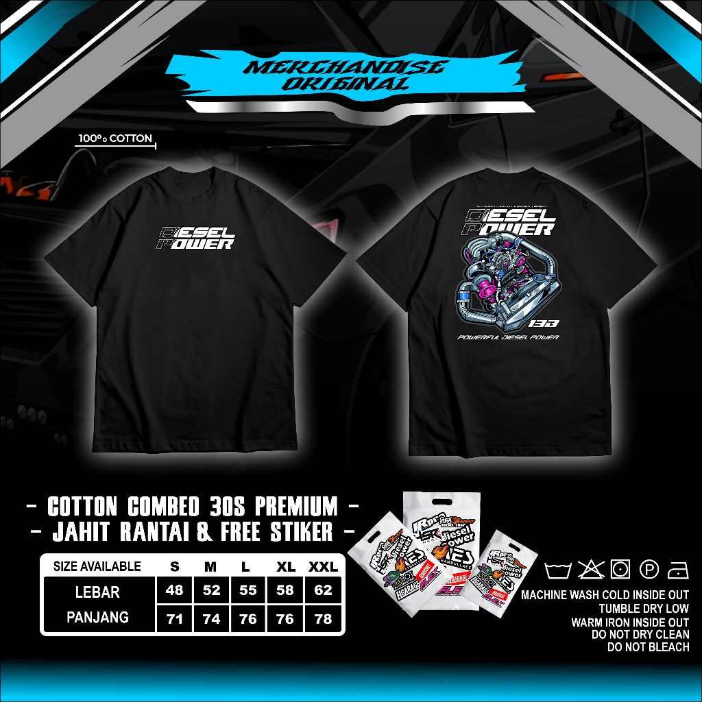 เสื้อยืด DTF DIESEL GANK DIESEL เสื้อยืด JMD POWER DIESEL เสื้อยืดที่ดีที่สุด VOL.2