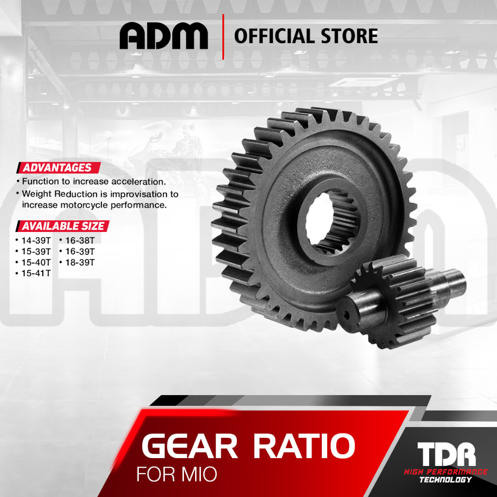TDR Gear Ratio Ratio Gear สําหรับ Mio