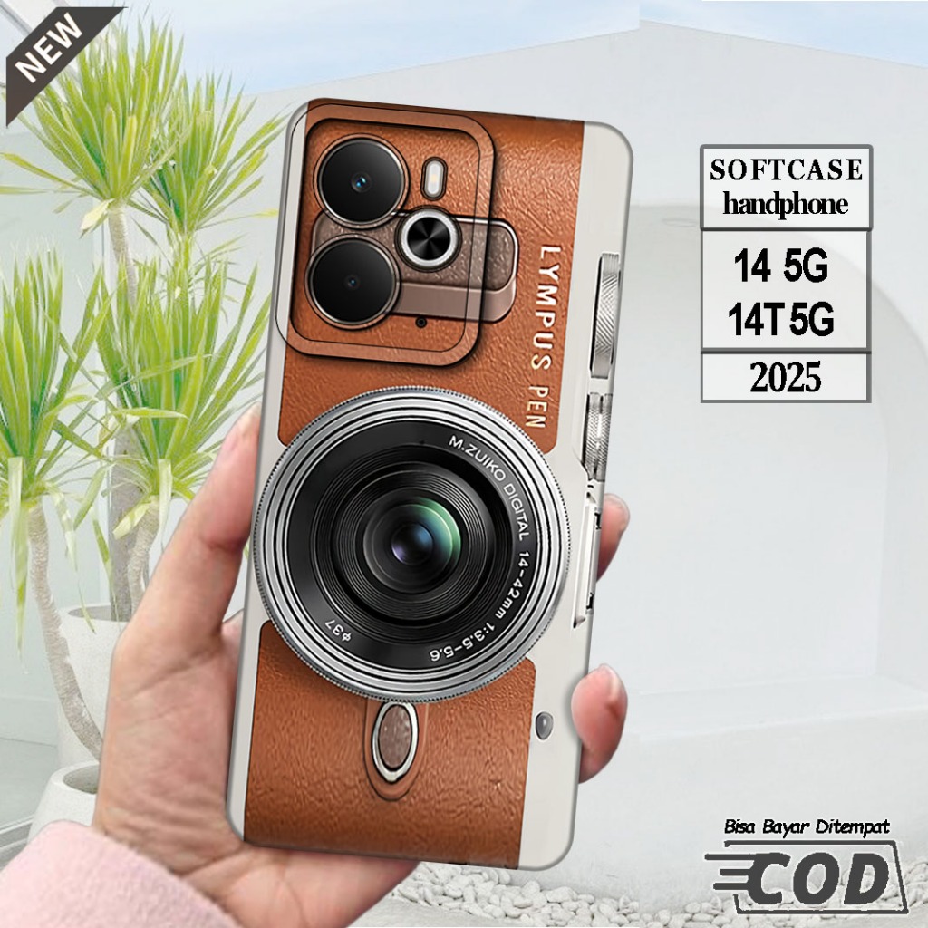 Silicone Realme 14 5G 2025 และ Case Realme 14T 5G 2025 _เคส ยืดหยุ่นสีดําใสยืดหยุ่น