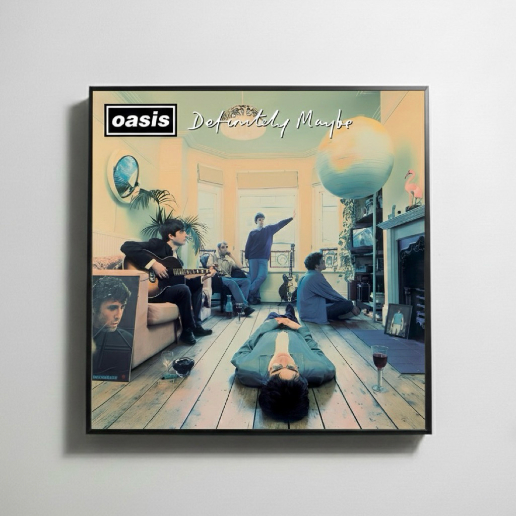 โปสเตอร์ Rumsain - Oasis - 30x30 - block Frame - Minimalist Frame - Wall Frame - ตกแต่งผนัง
