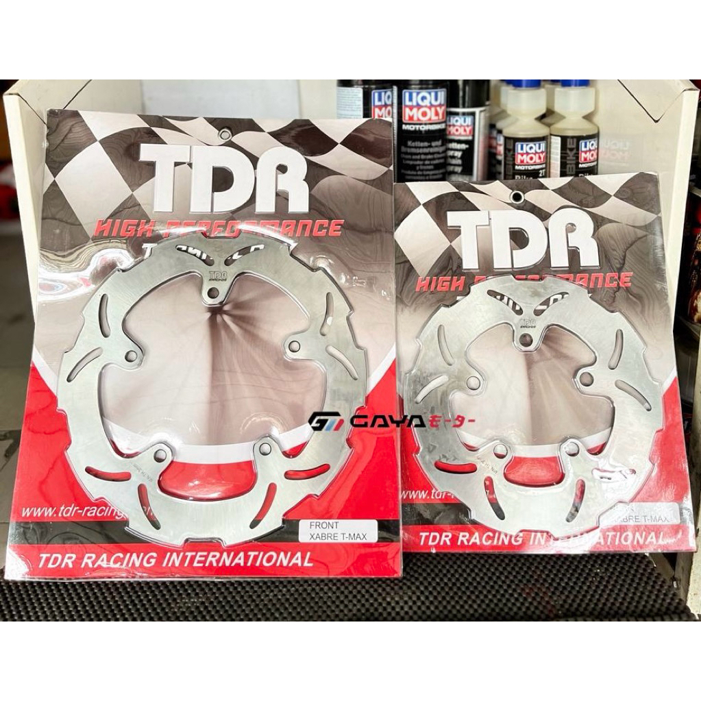 แผ่นดิสก์ด้านหลังด้านหน้า XABRE R15 TDR TMAX ต้นฉบับ TDR RACING