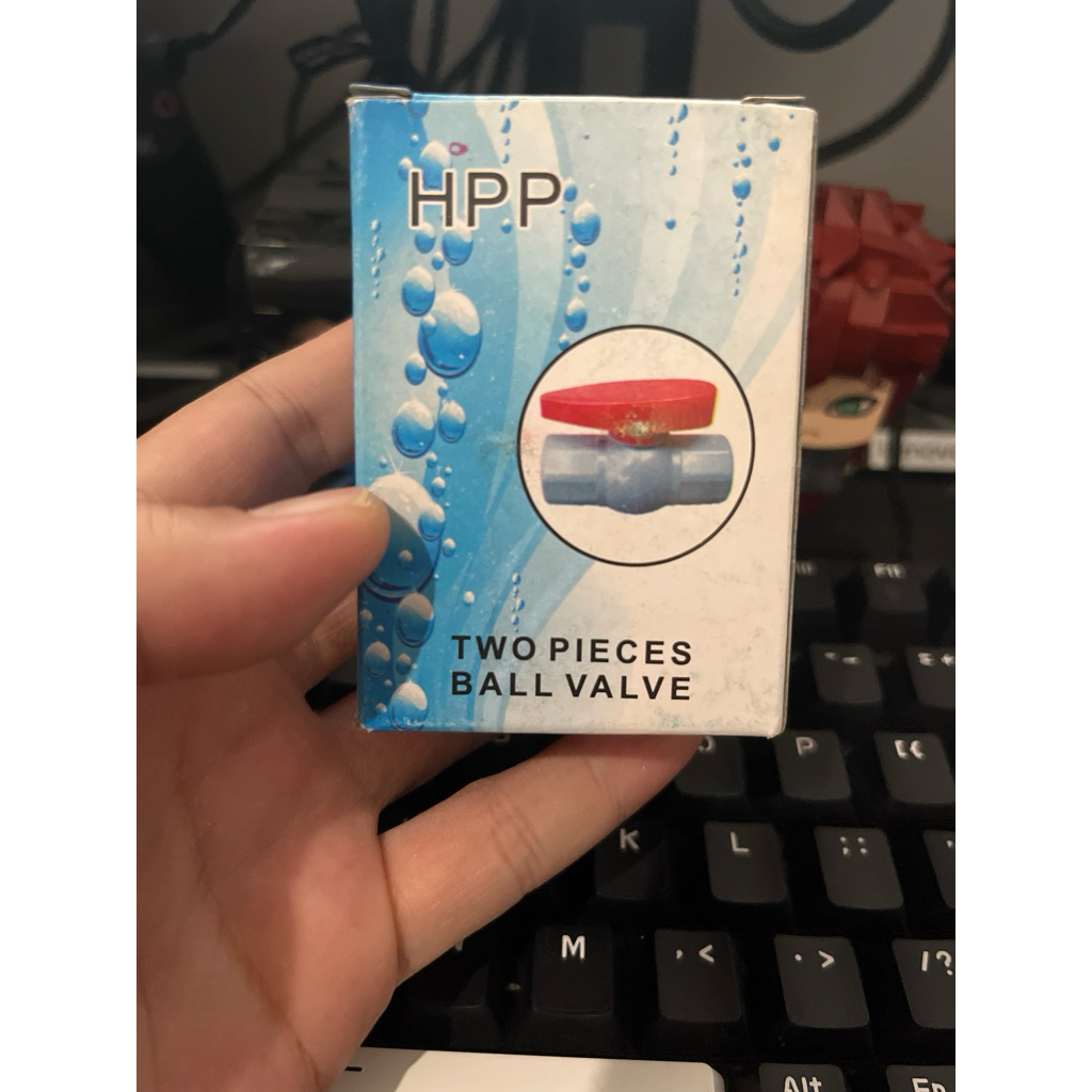 HPP Ball Valve Pvc Stop Valve 1/2"