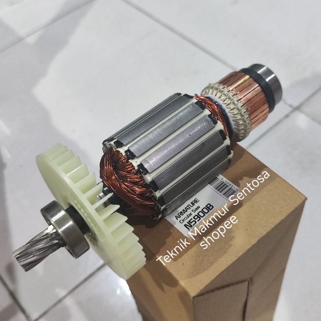 MESIN N5900B Armature เลื่อยวงเดือนเครื่อง Makita N5900 B Armature N 5900 B โรเตอร์เครื่องเลื่อยไฟฟ้