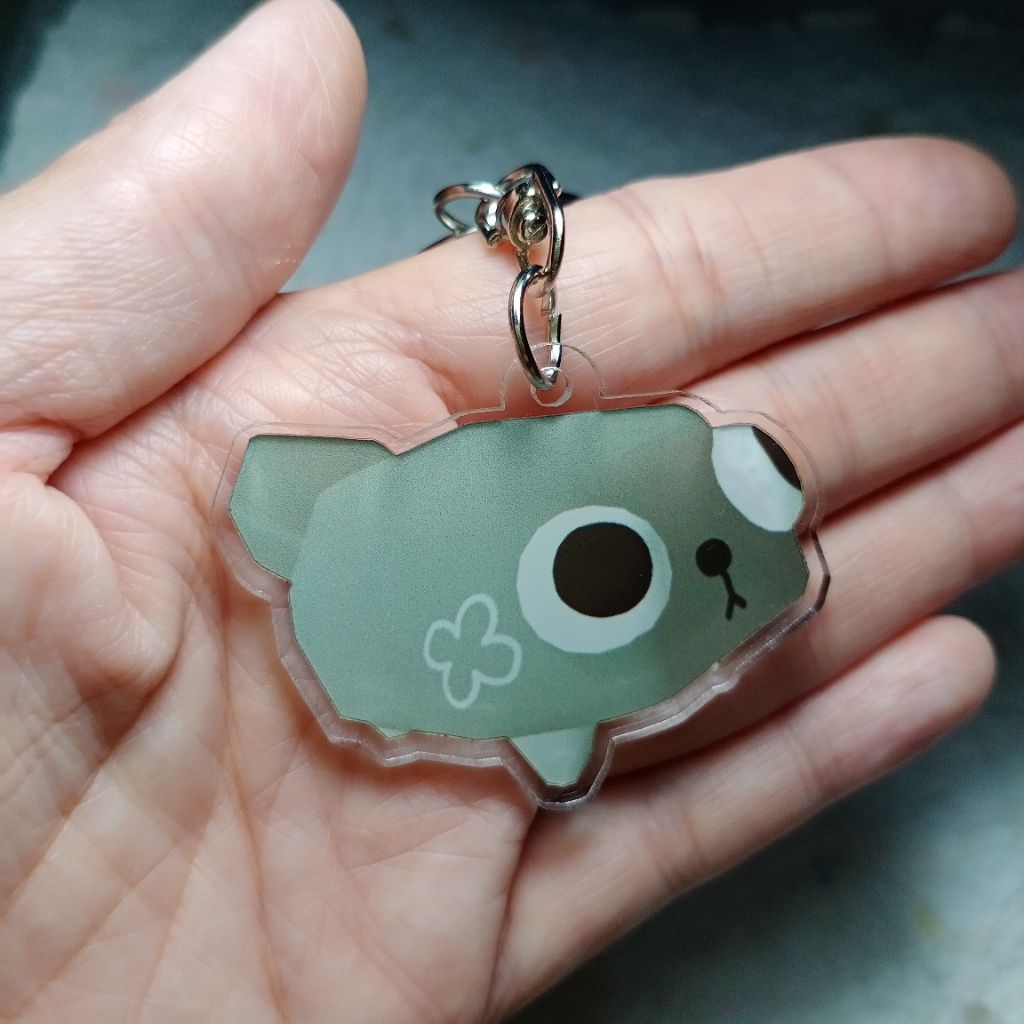 GANTUNGAN 3D PEBBLE พวงกุญแจ Dandys World พวงกุญแจ Pebble Dandy World