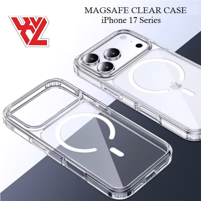 XvL Casing MAGSAFE Ultra Thin TPU Clear Softcase 0.6MM (Thin) - iPhone 17 / iPhone 17 Air / iPhone 1