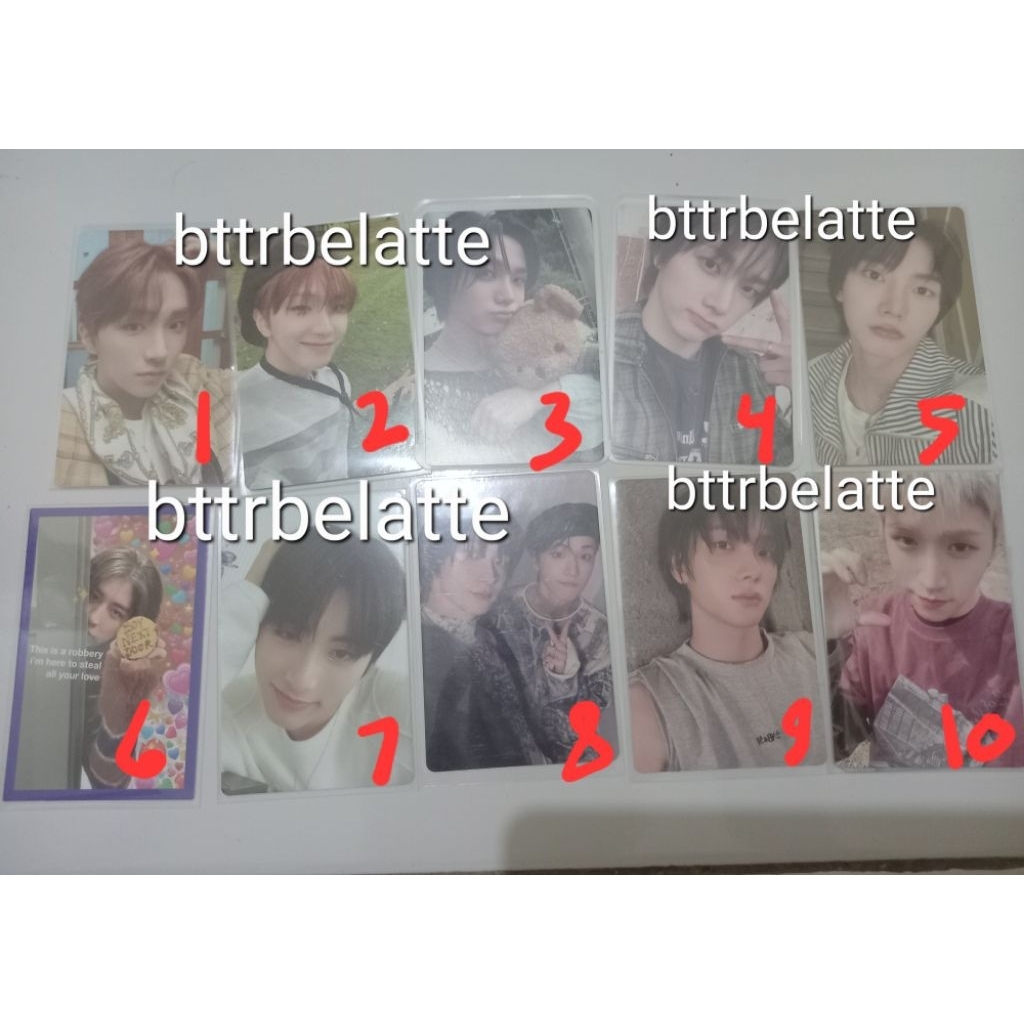 พีซีโฟโต้การ์ด BOYNEXTDOOR TASAN SUNGHO RIWOO WOONHAKI