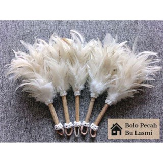 บล - ไม้ปัดฝุ่นขนไก่ขนาดเล็กสีขาว / ไม้ปัดฝุ่นแล็ปท็อป / ไม้…