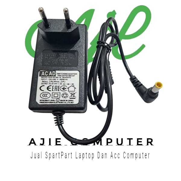 LG 20-24 นิ้ว 19V 1.7A DC 6.5*4.4 มม.LED LCD Monitor TV Charger Adapter