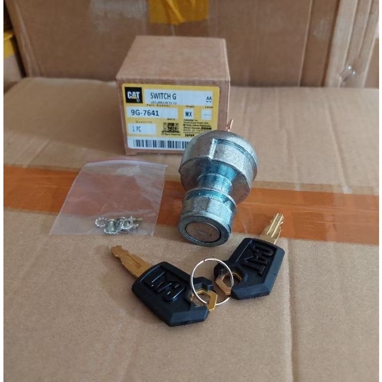 9G-7641 กุญแจจุดระเบิด Four-Prong สวิทช์ 320C 320D 320D2 สวิตช์กุญแจจุดระเบิด 9G7641