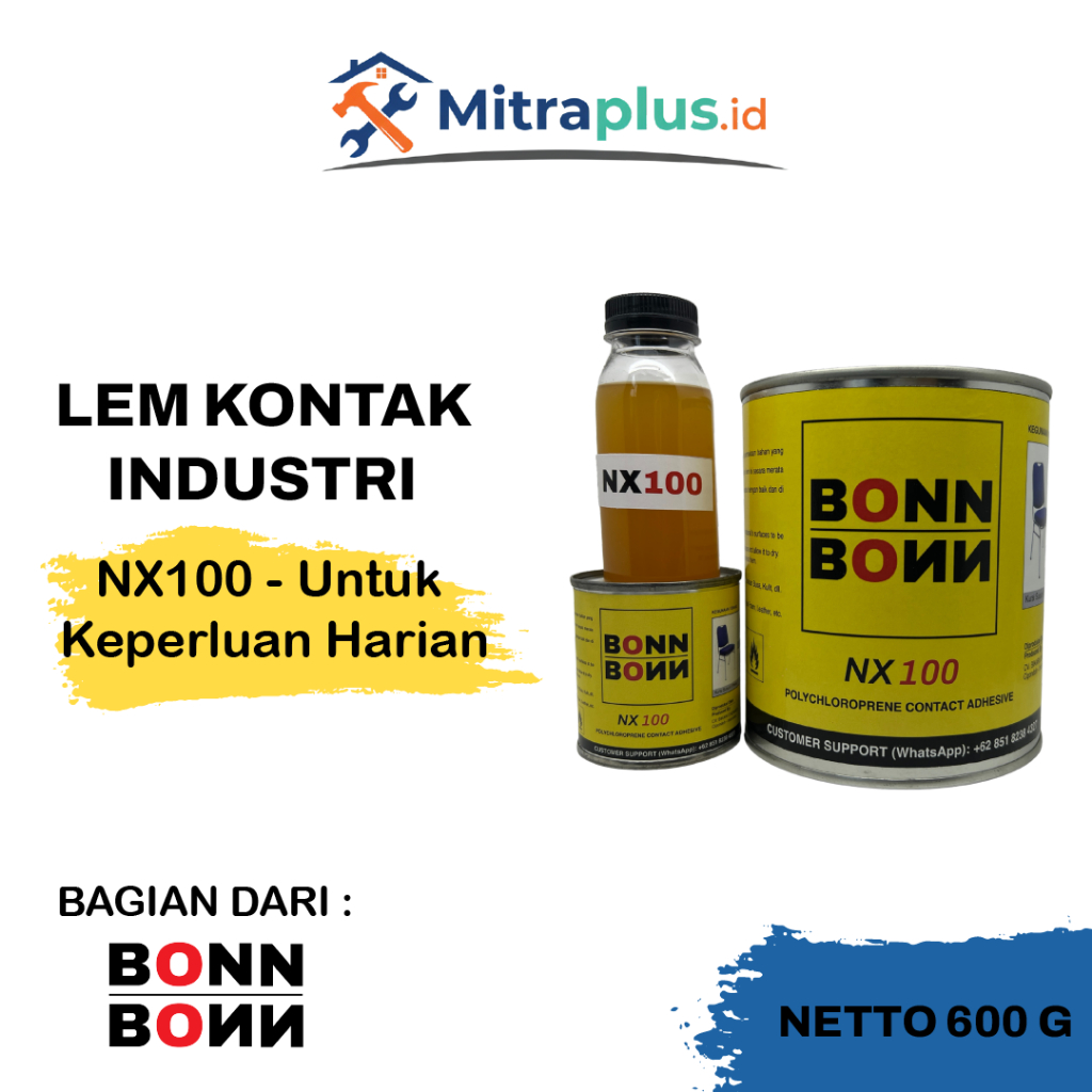 บอนน์ nn NX100 กาวเหลือง - 600 กรัม | โฟม&ผิว