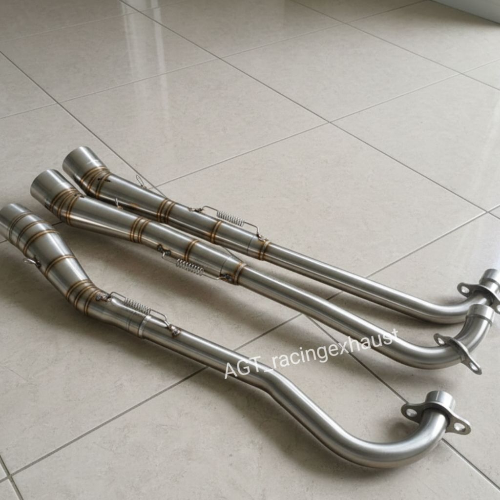 ท่อไอเสียซิ่ง Vega r ใหม่ Supra x 123 Revo Blade Vega force Jupiter Z1 ฟรีชื่อเลเซอร์