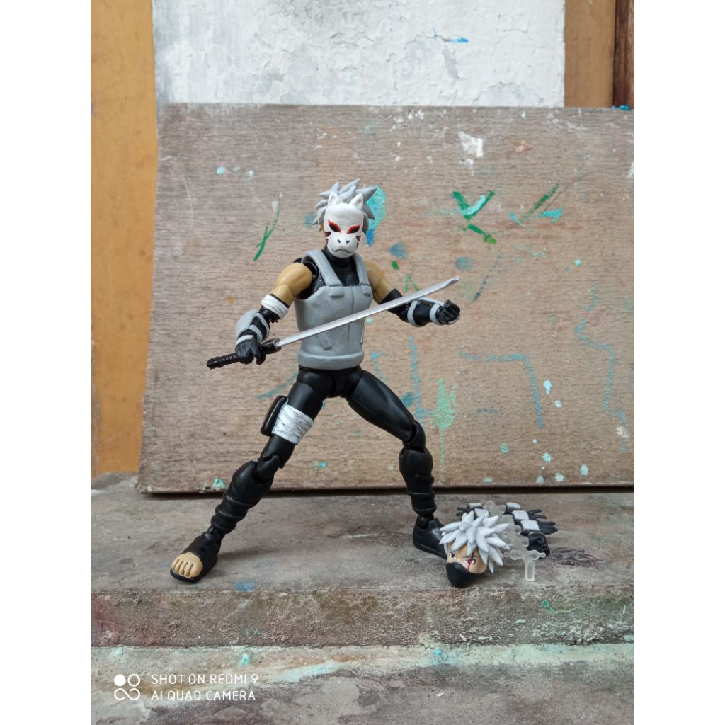 Shf Anbu Kakashi ninja Naruto action figure custom hatit Jiraiya Gundam dragon ball jujitsu kaisen c
