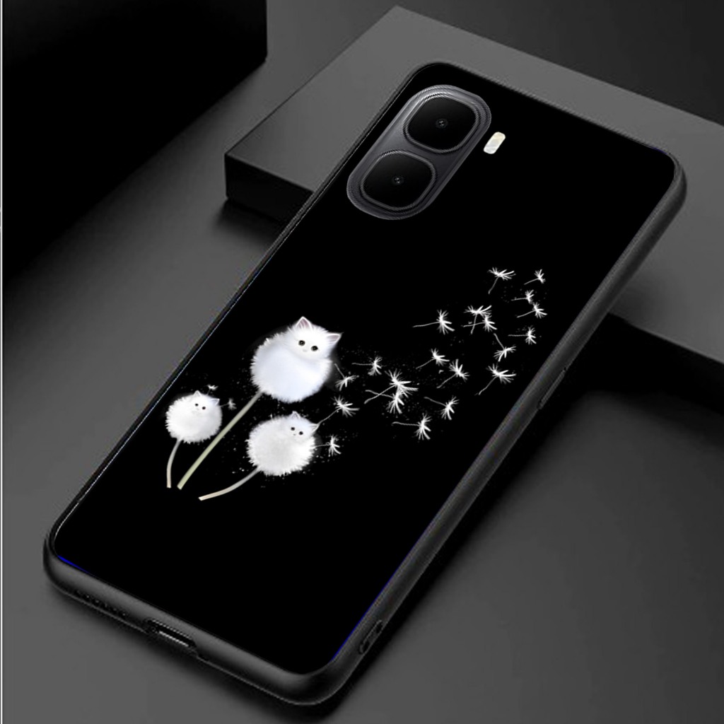 HP Softcase Glass Oppo A6X [BSG-09] - เคสโทรศัพท์ Oppo A6X - เคสกระจกอะคริลิค Oppo A6X ล่าสุด