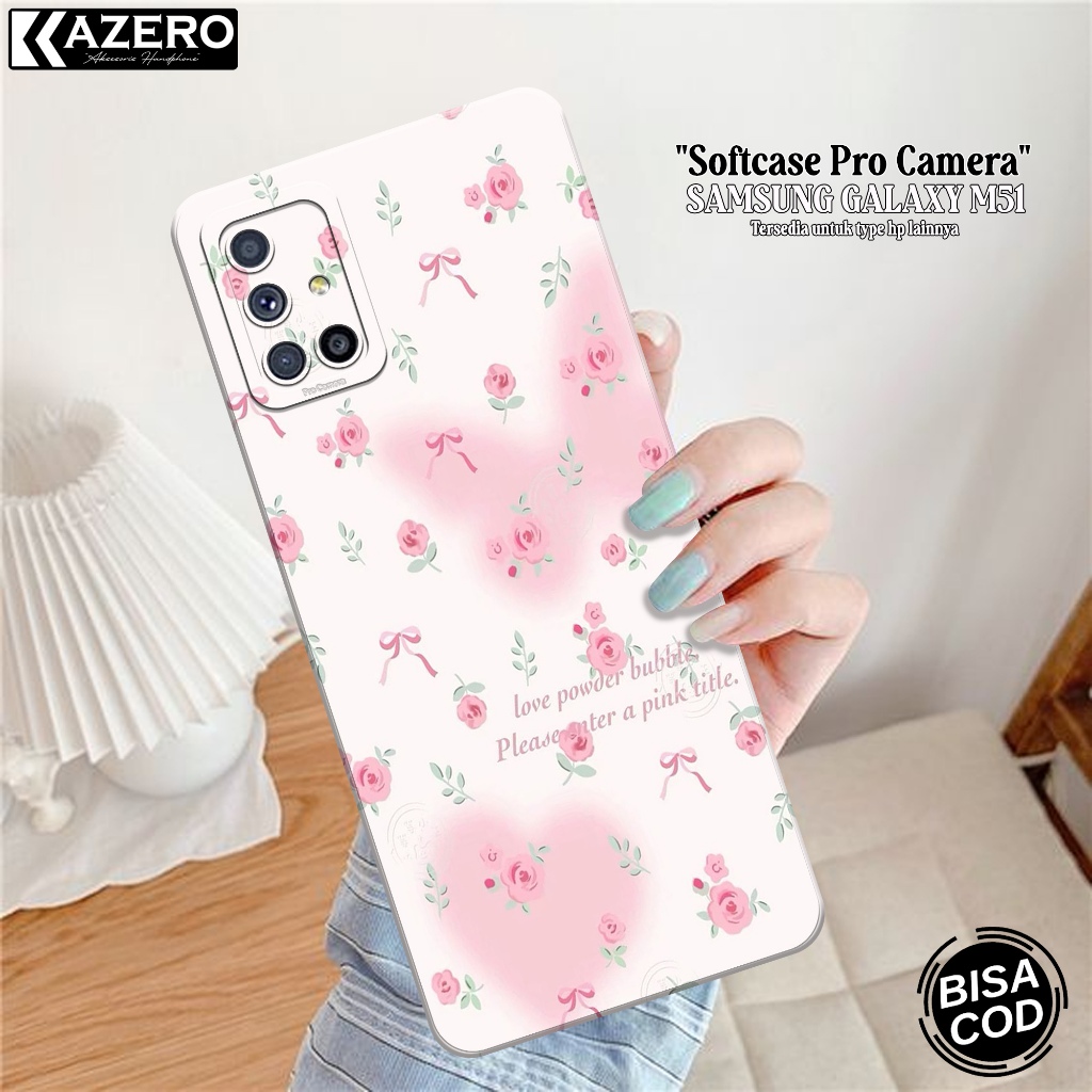 เคสโทรศัพท์ซิลิโคน HP Samsung Galaxy M51 - เคสความงามแฟชั่น - กล้อง Pro - เคส Samsung Galaxy M51 - เ