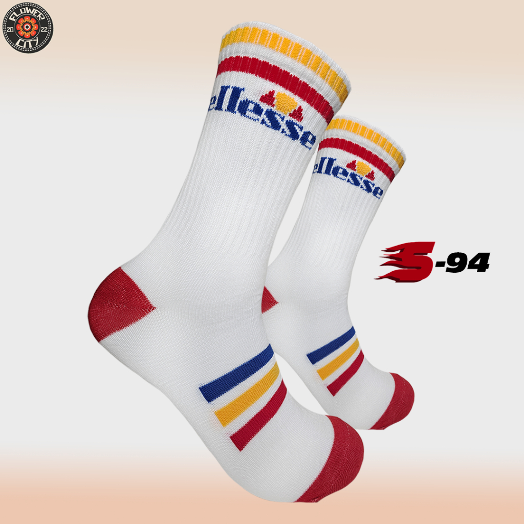 Oldschool Socks - Socks Series S - S94 - Elle - Flower.City