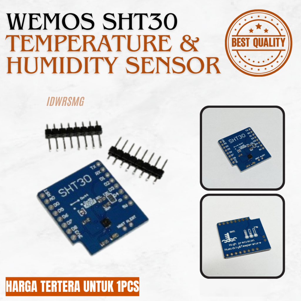 WeMos SHT30 ชิลด์เซ็นเซอร์อุณหภูมิและความชื้น