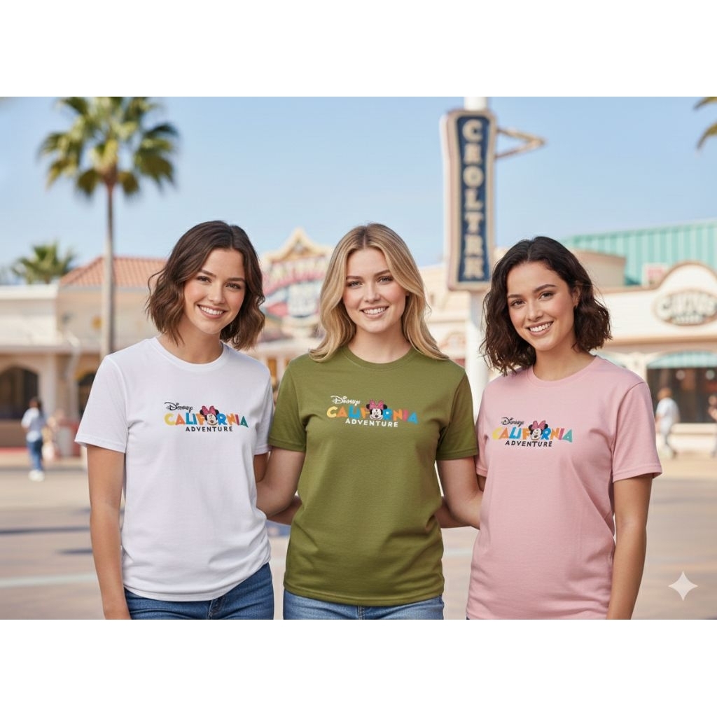 [ RWD ] เสื้อยืด Disney California