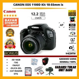 CANON EOS 1100D 1200D 1300D 4000D WI-FI TREN KIT 18-55MM IS III FREE ACCESORIES KAMERA