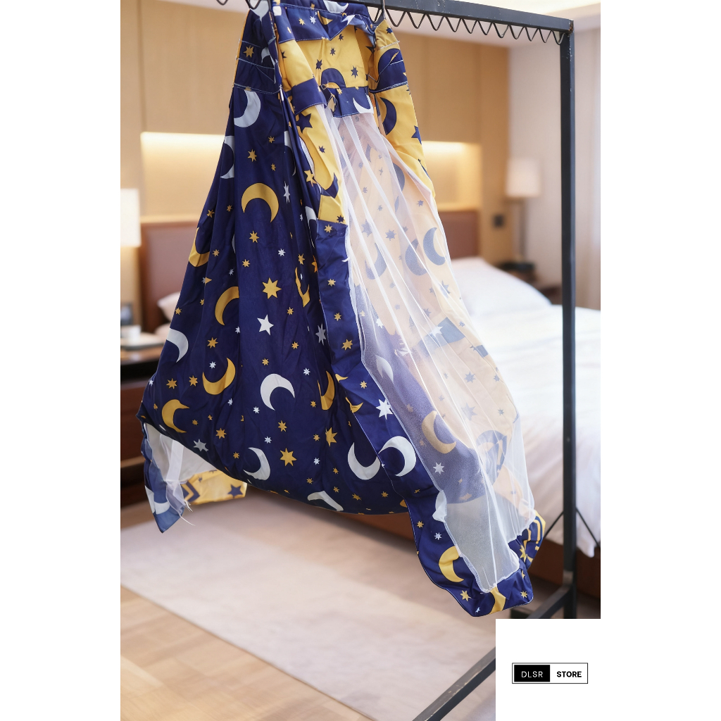 PATTERNED BABY SWING/MOSQUITO SWING/CUTE CHARACTER BABY BED