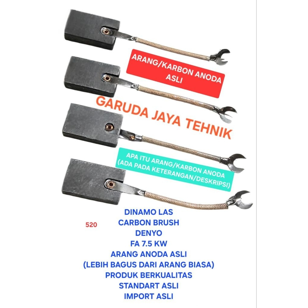 Dynamo denyo dynamo เชื่อม denyo FA7.5 KW แปรงคาร์บอน kul bostel FA 7.5 KW CHARCOAL/คาร์บอน ANODA Im