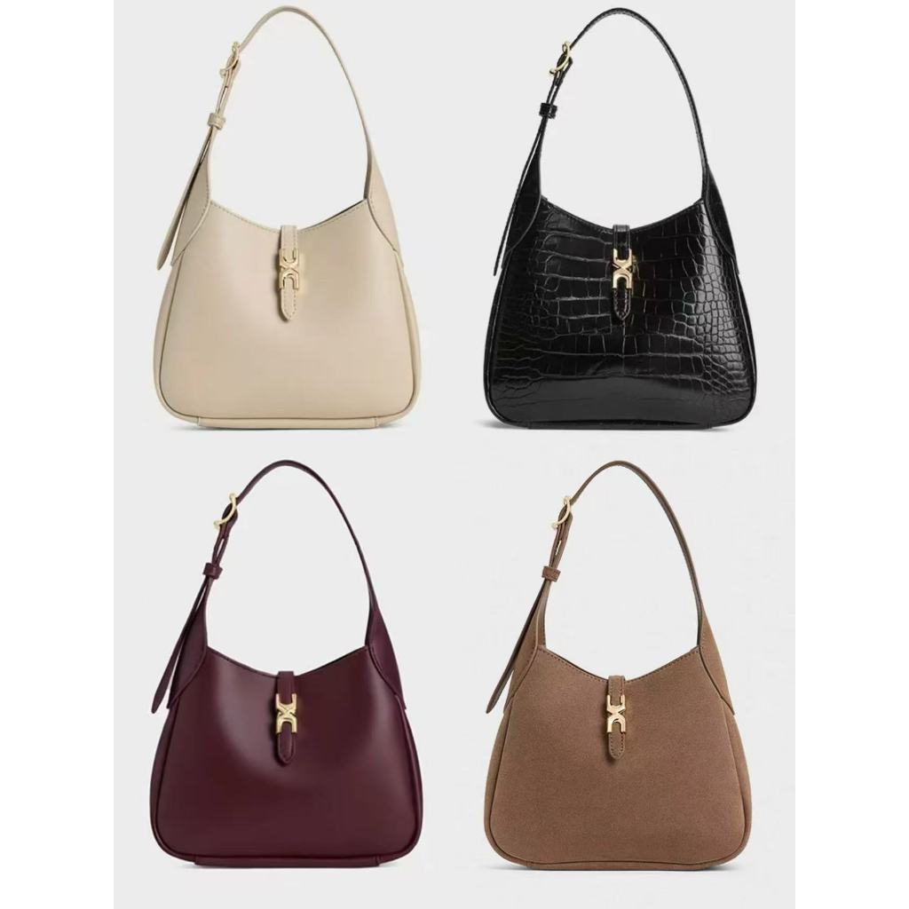 Adalyn MINI 2726 กระเป๋าสะพายกุ๊ยหัวเข็มขัดเมทัลลิก