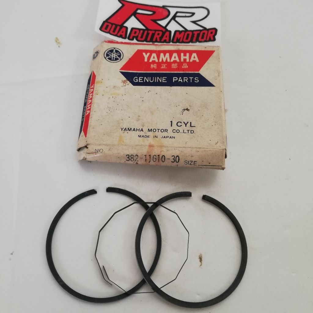 แหวนลูกสูบเดิมเดิม yamaha Ls3 yl2g yb100 yb 100 L2g os oz oversize size uk ov ขนาด 75 os75 381 japan
