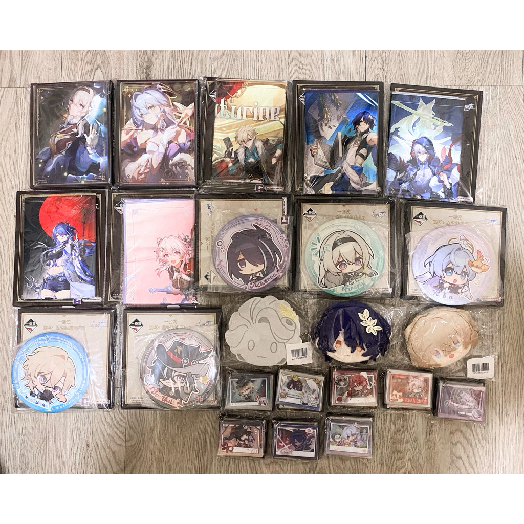 Honkai Star Rail HSR Kuji Gacha Badge ผ้าเช็ดหน้าอะคริลิคตุ๊กตา