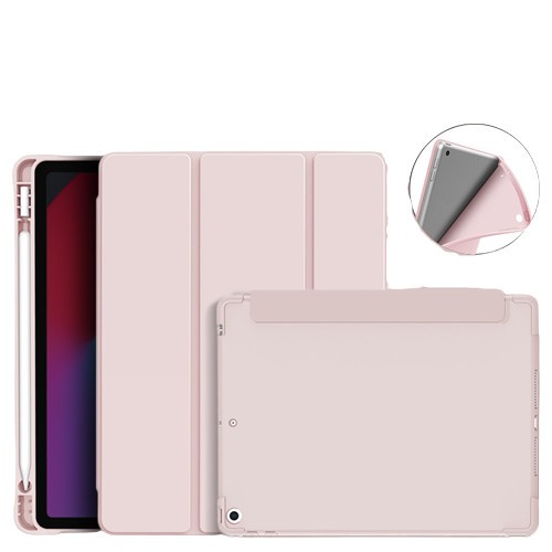 Flip Case Matte With Slot Pen Infinix Xpad / 20 / Pro Smart Cover Casing Trifold Magnetic Honey Comb