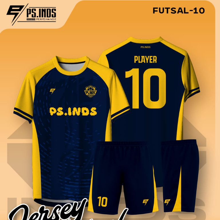 Futsal Jersey Single Dryfit Suit Free Name Set Futsal Full Print Sports Printing V4A1