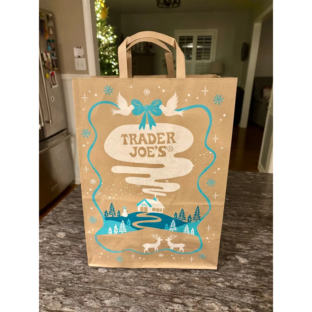 ถุงกระดาษคริสต์มาส / กระเป๋าคริสต์มาส Craft Trader Joes - เครื่องเขียนแห่งความสุข