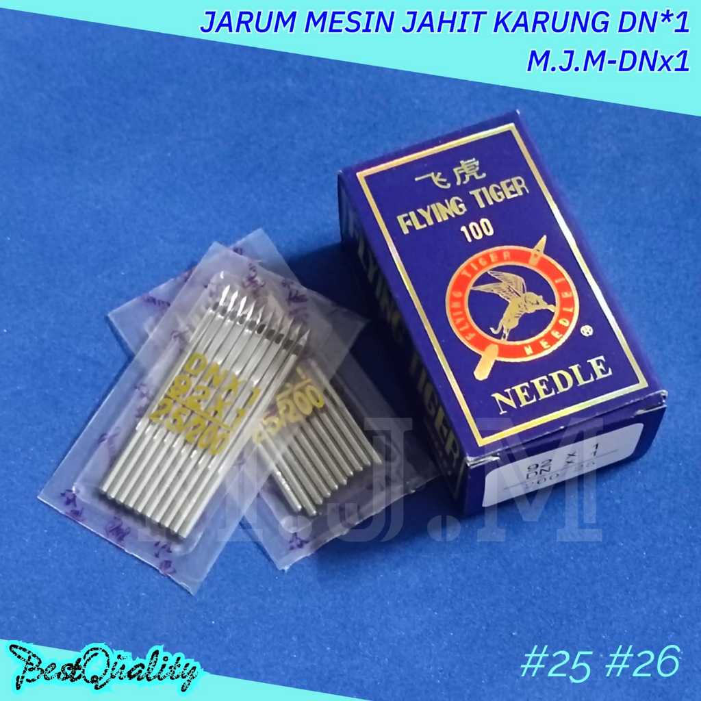 MESIN (10 แท่ง) DN*1 SACK SEWING MACHINE NEEDLES NP7 MISO-DNx1 FLYING TIGER