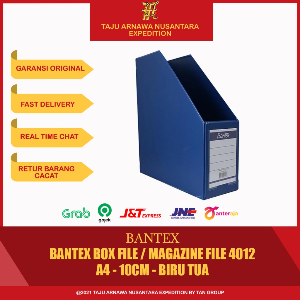 BANTEX BOX FILE 4012 A4 10CM / MAGAZINE FILE A4 10CM / BANTEX BOX FILE JUMBO / BOX FILE BANTEX