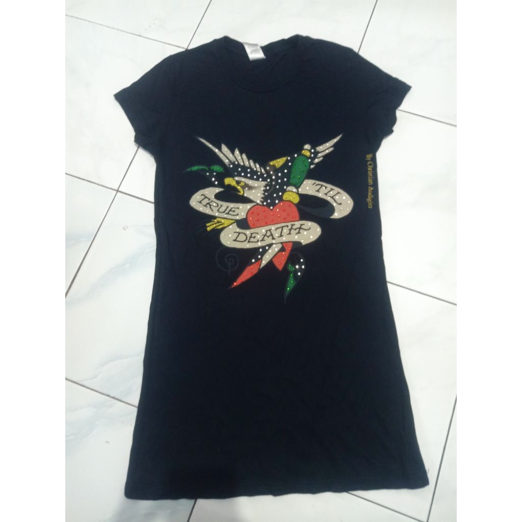 เสื้อยืด Ed Hardy by Cristian Audigier SZ XS/S
