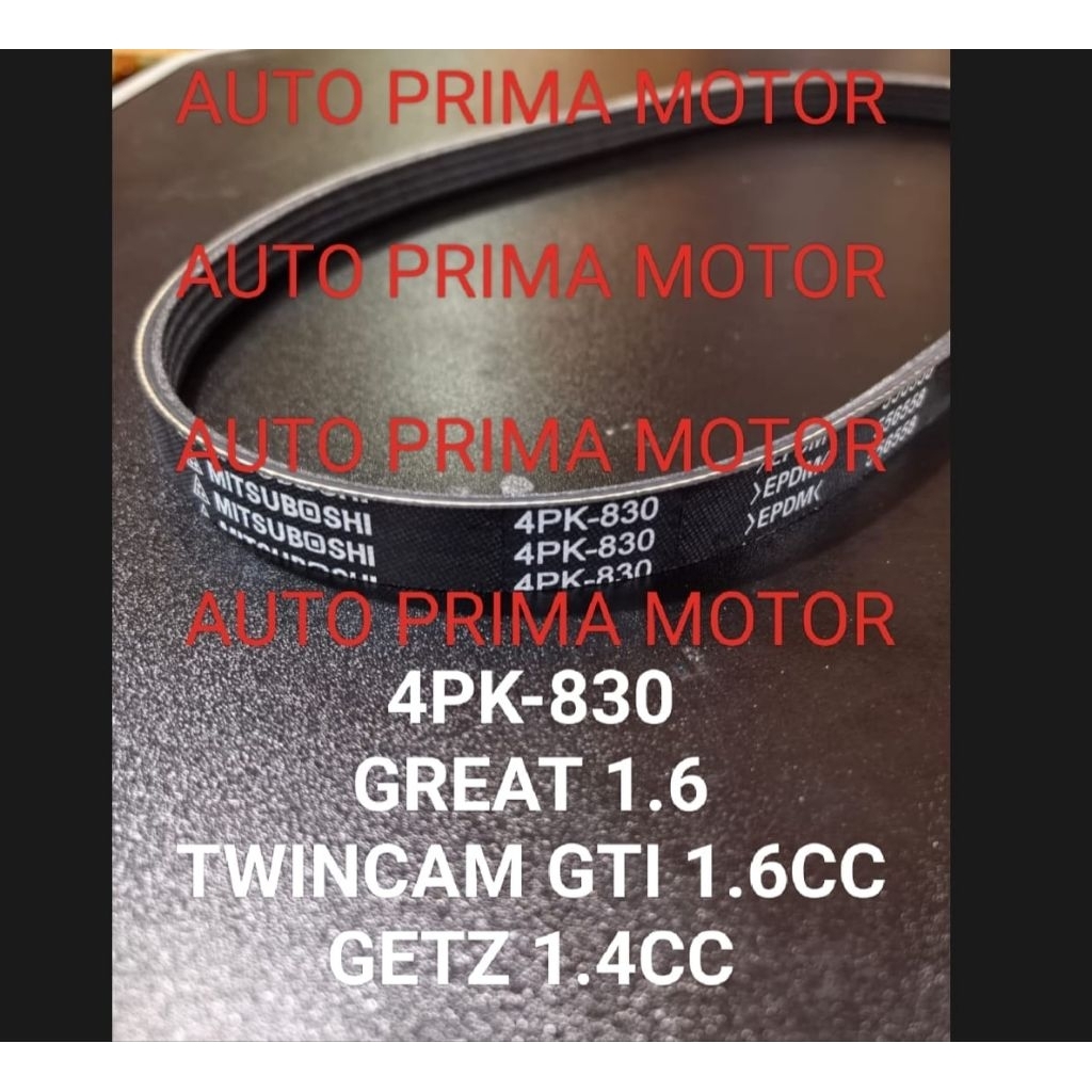 FAN VAN V BELT FAN STRAP 4PK830 GREAT 1.6 GETZ 1.4 TWINCAM GTI 1.6 4PK-830