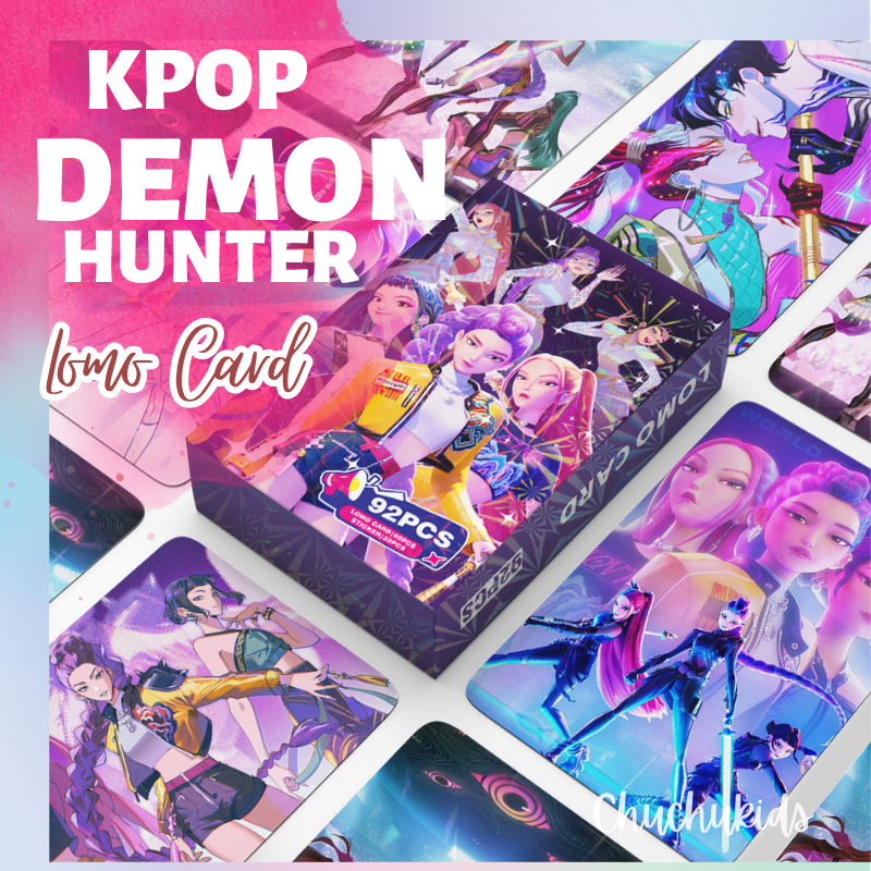 KPOP Demon Hunter Photocard HunTRX Lomo Card KPOP Demon Hunter การ์ดโฮโลแกรมหนาGlossy