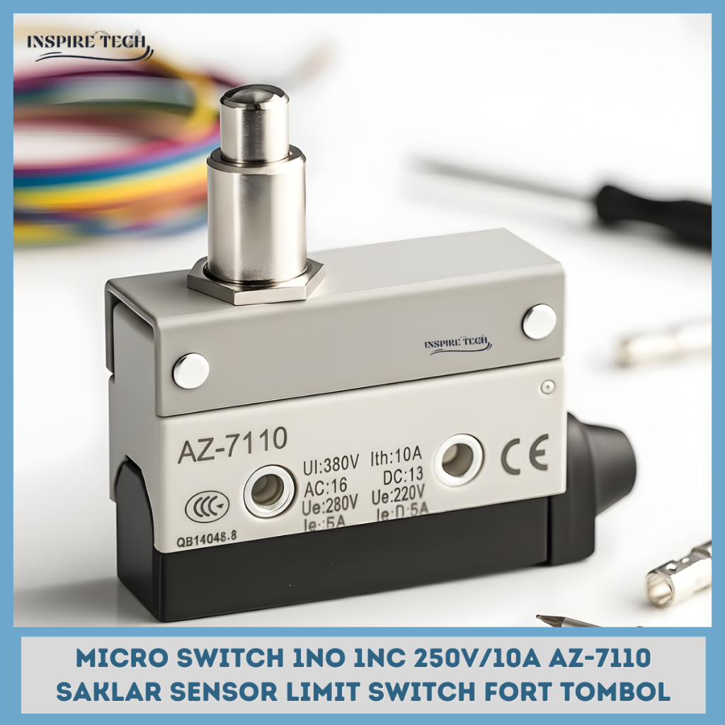 TOMBOL MICRO SWITCH 1NO 1NC 250V/10A AZ-7110 สวิตช์จํากัดเซ็นเซอร์ FORT ปุ่ม