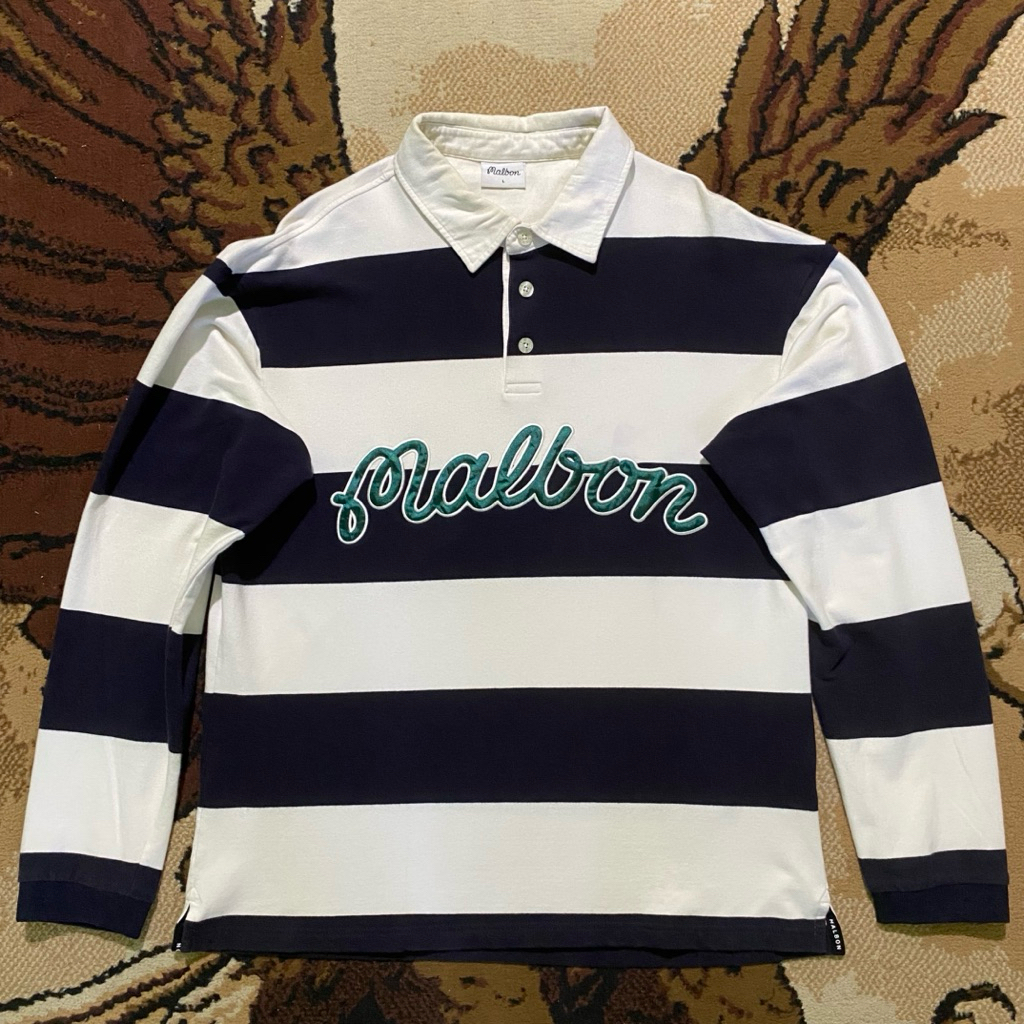 MALBON POLO RUGBY / LONG SLEEVE COLLAR T-SHIRT / เสื้อยืดแขนยาว
