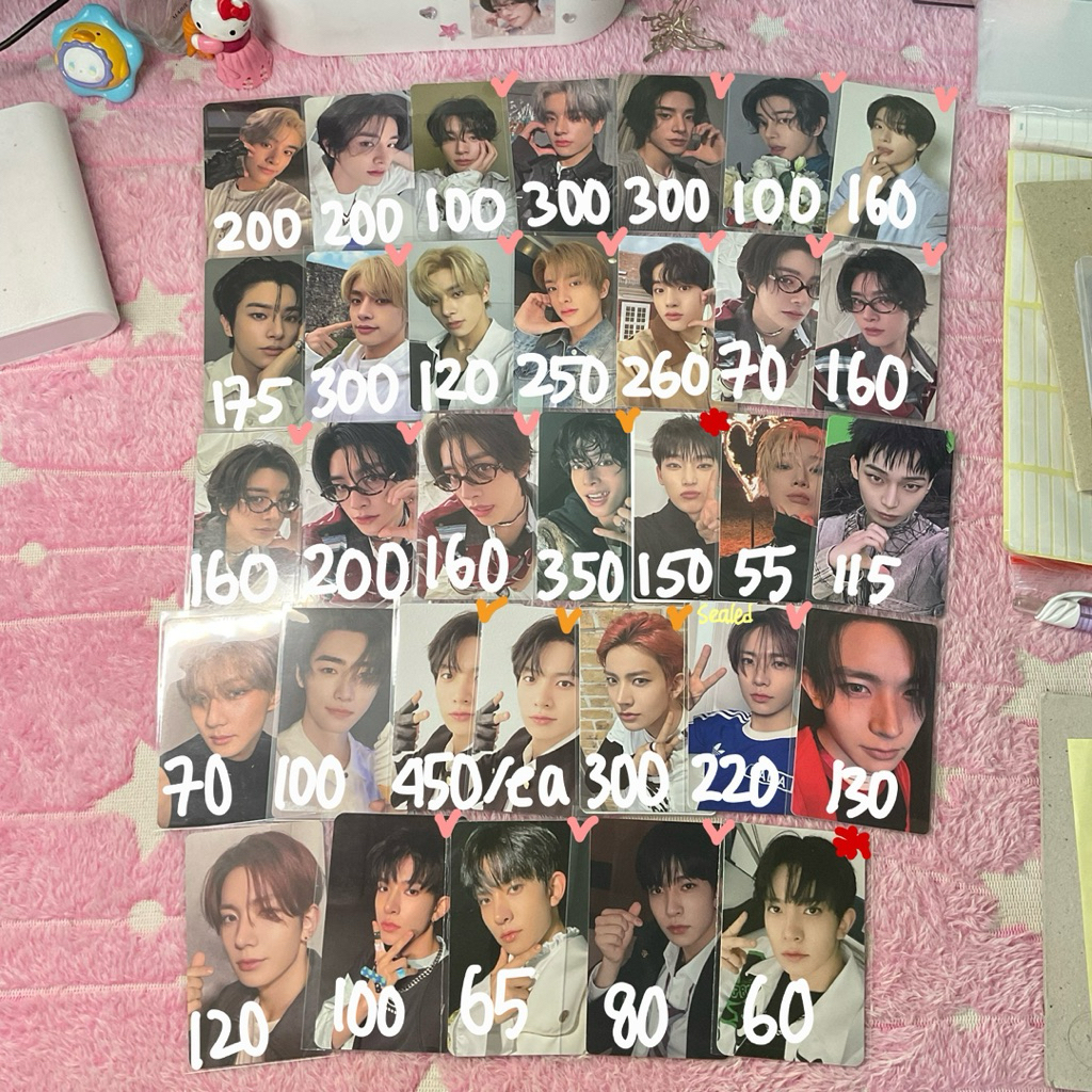 Photocard enhypen ตุ๊กตาแฟนเมด officia