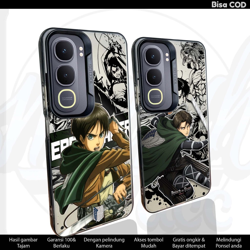 HP ล่าสุด Vivo Y21d Casing - Premium Matte Hard Case Handphone Motif A0T - So Cool IMD Hologram - เค